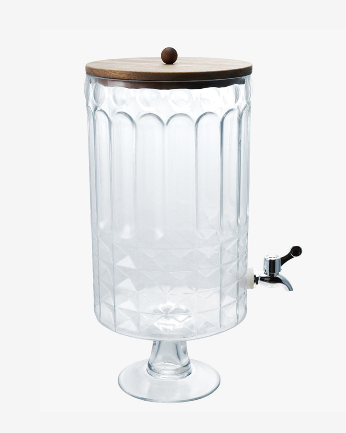 Glass Footed Beverage Dispenser