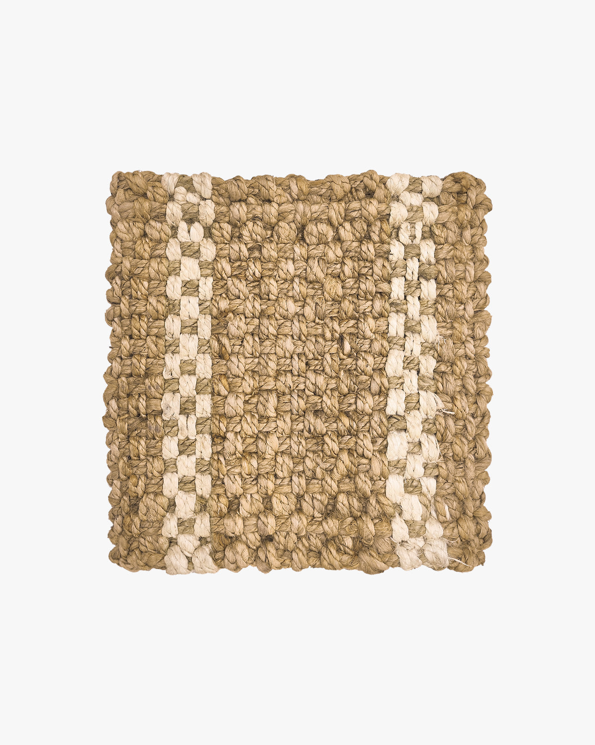 Panama Stripe Handwoven Jute Rug