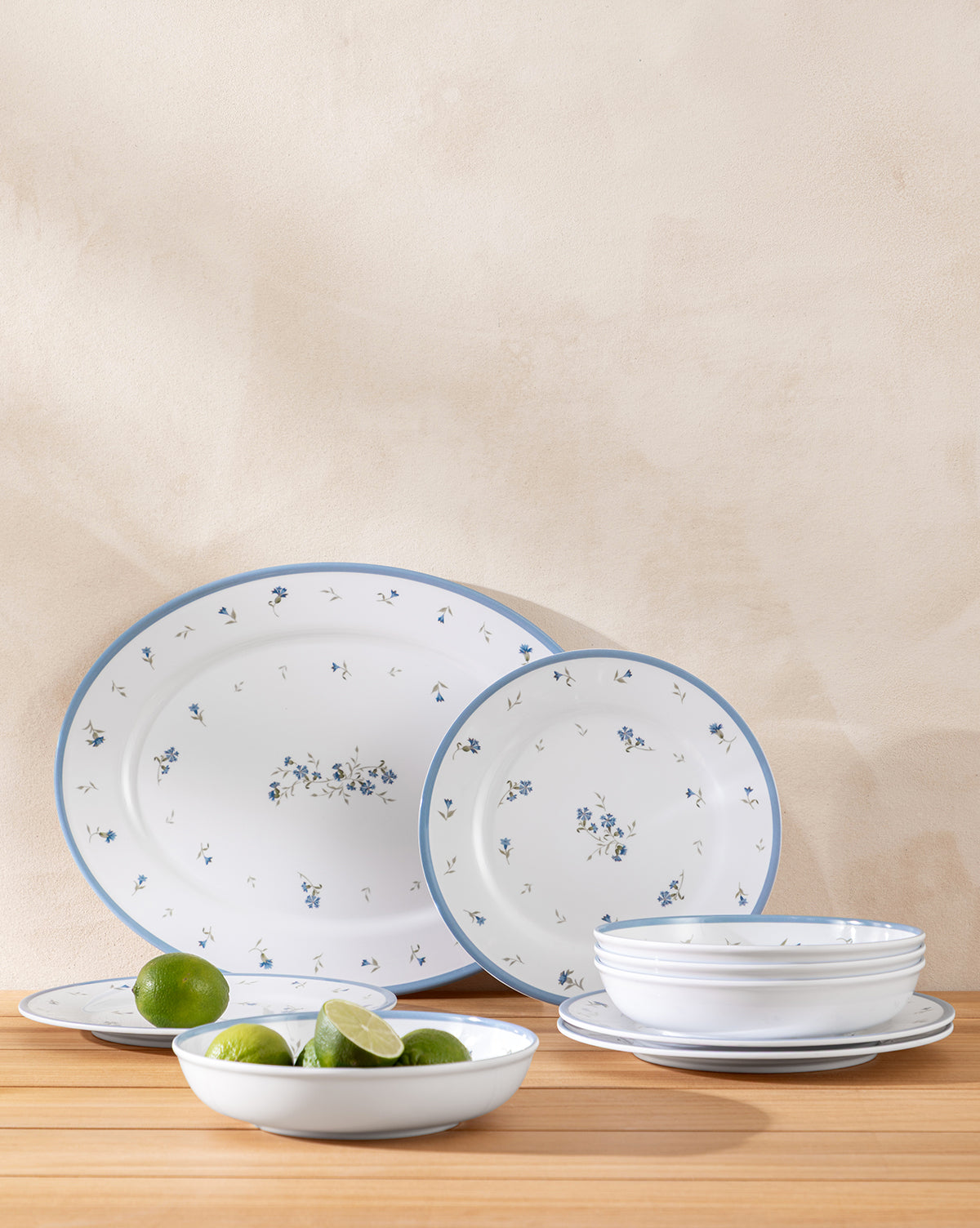 Hollingbury Melamine Outdoor Dinner Bowls (Set of 4)