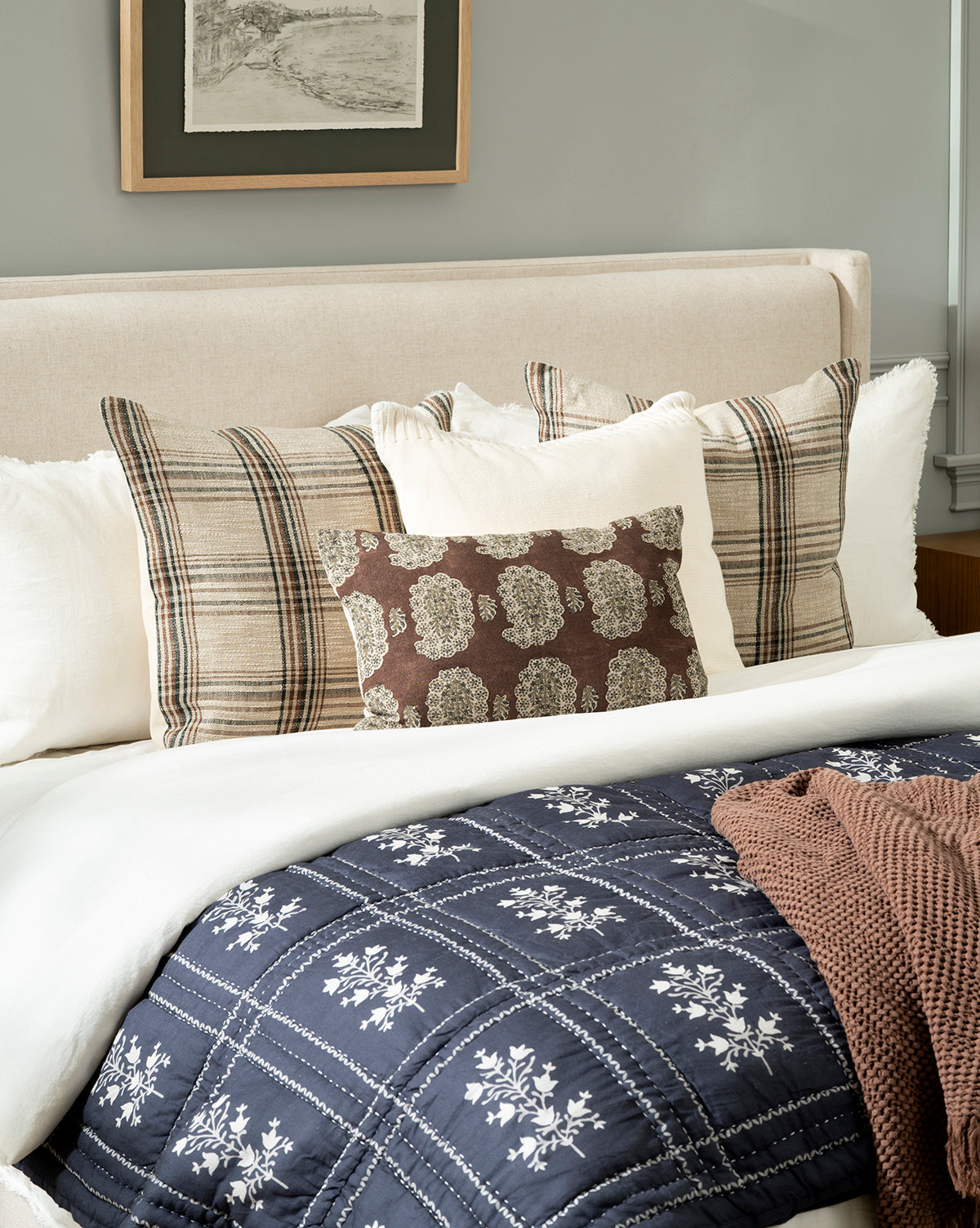Putney Plaid Pillow Cover