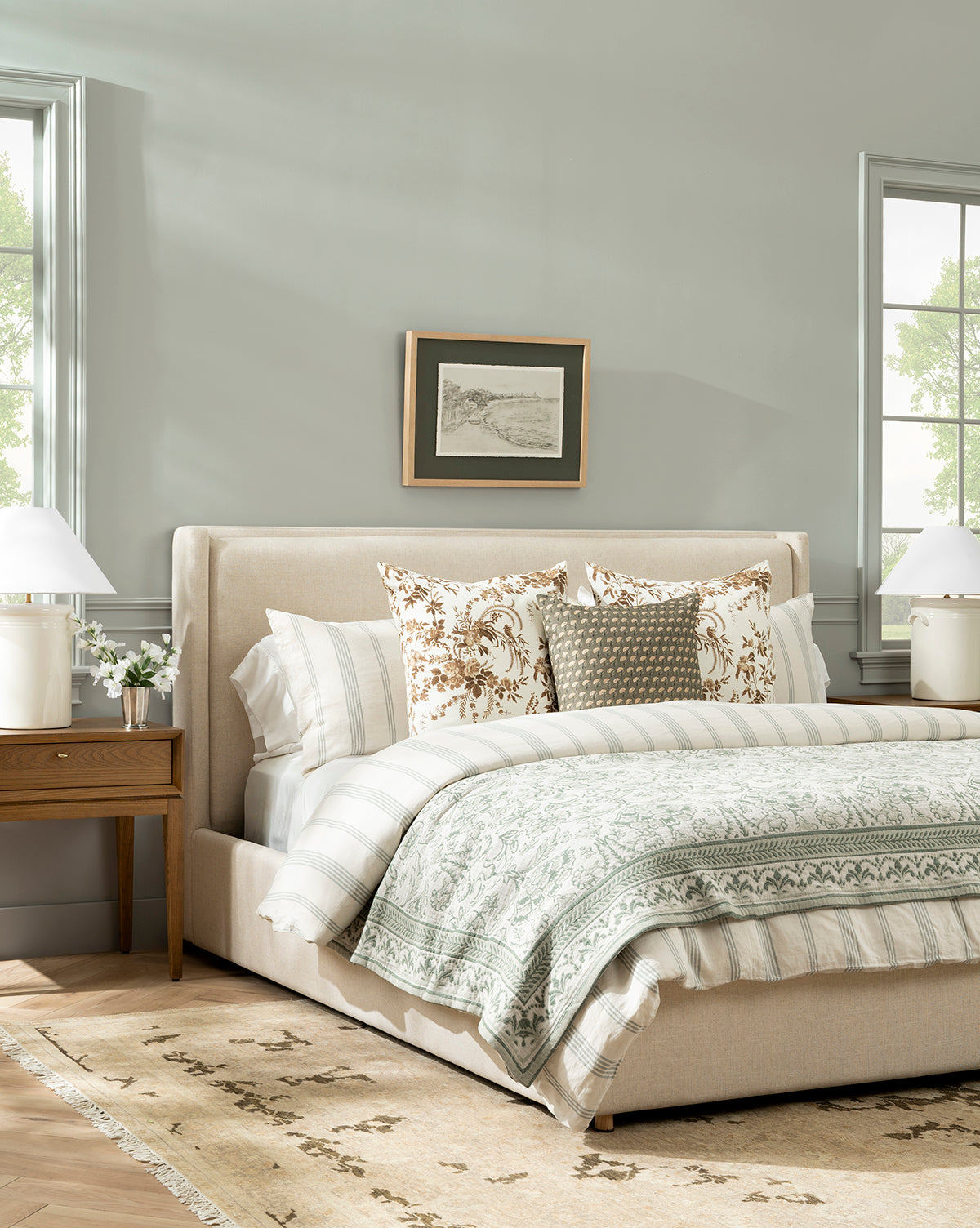 The Heritage Garden Bedding Look