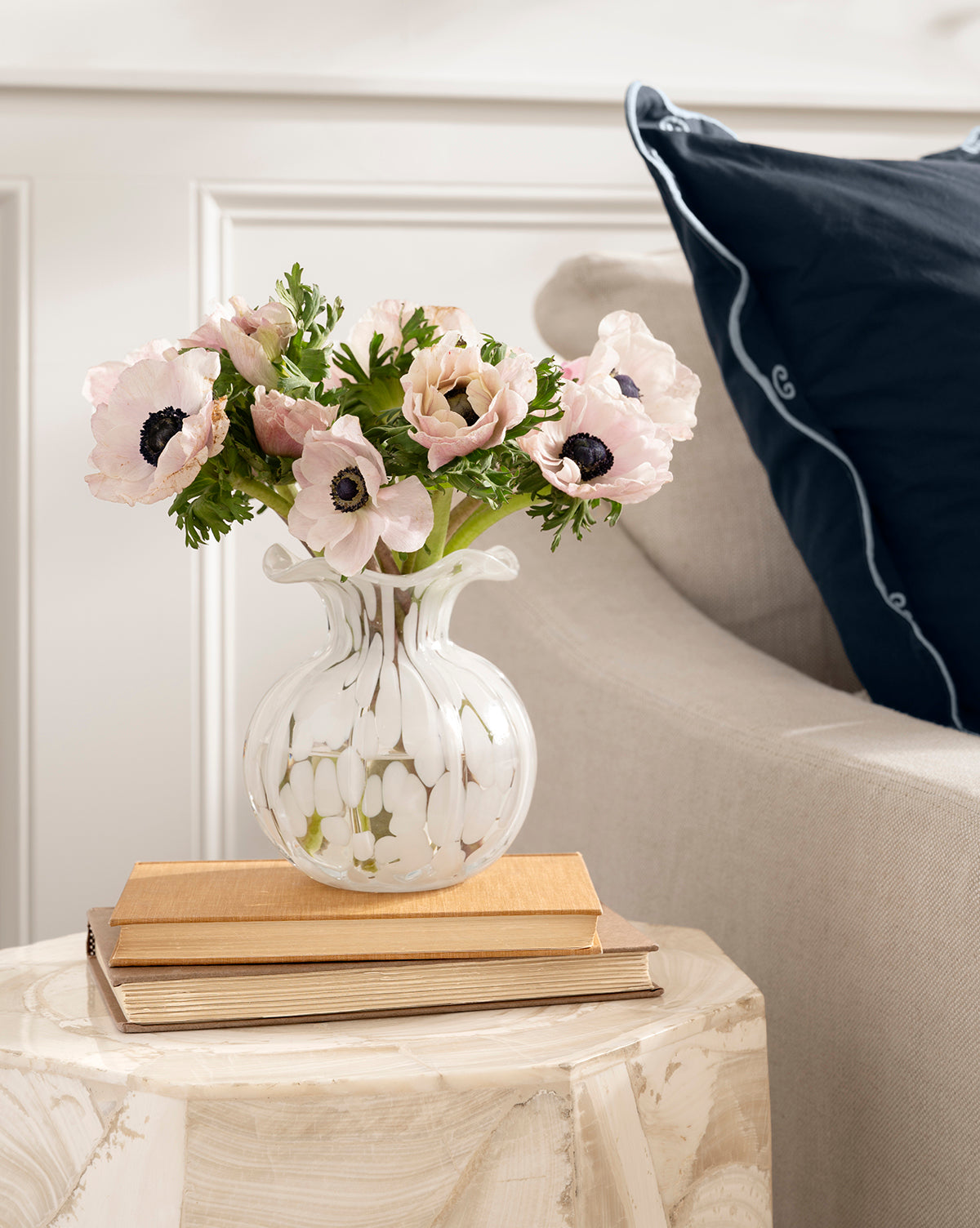 Ruffled Edge Vase