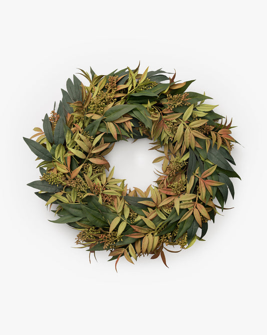 Faux Seeded Eucalyptus Wreath
