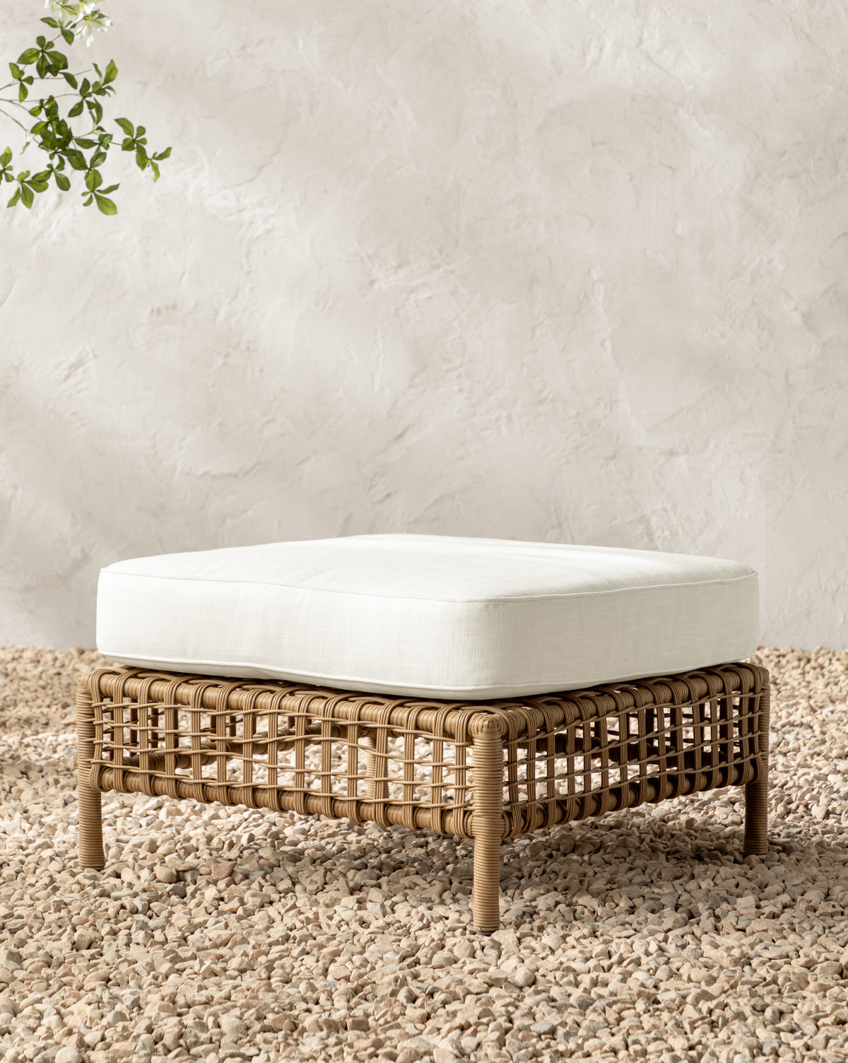 Glenwood Outdoor Ottoman (Ready to Ship)