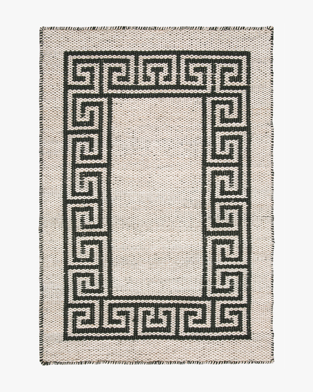 Greek Key Handwoven Indoor/Outdoor Rug