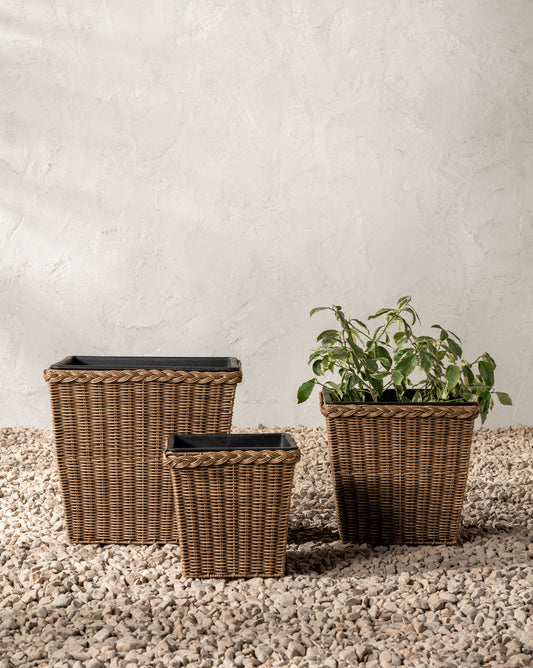 Haviland Indoor/Outdoor Woven Planter