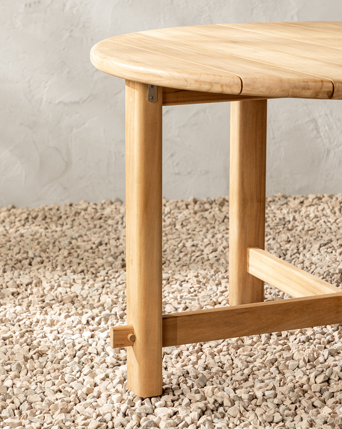 McCarthy Round Teak Outdoor Dining Table