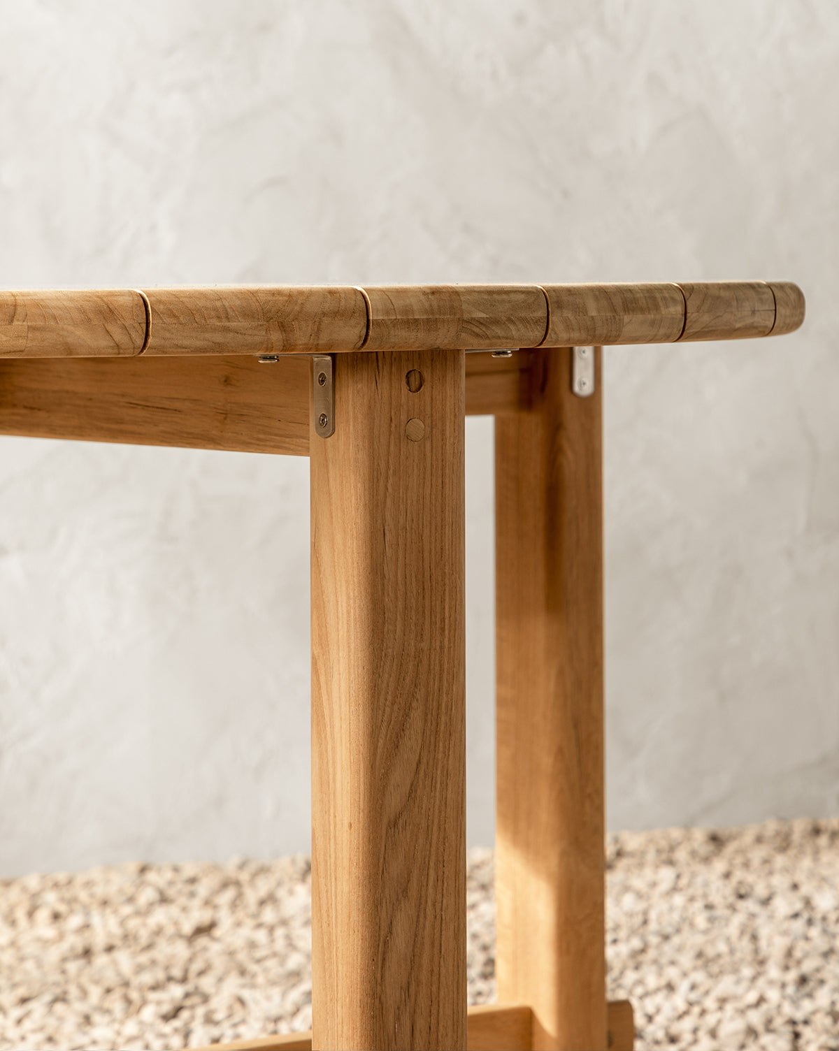McCarthy Round Teak Outdoor Dining Table