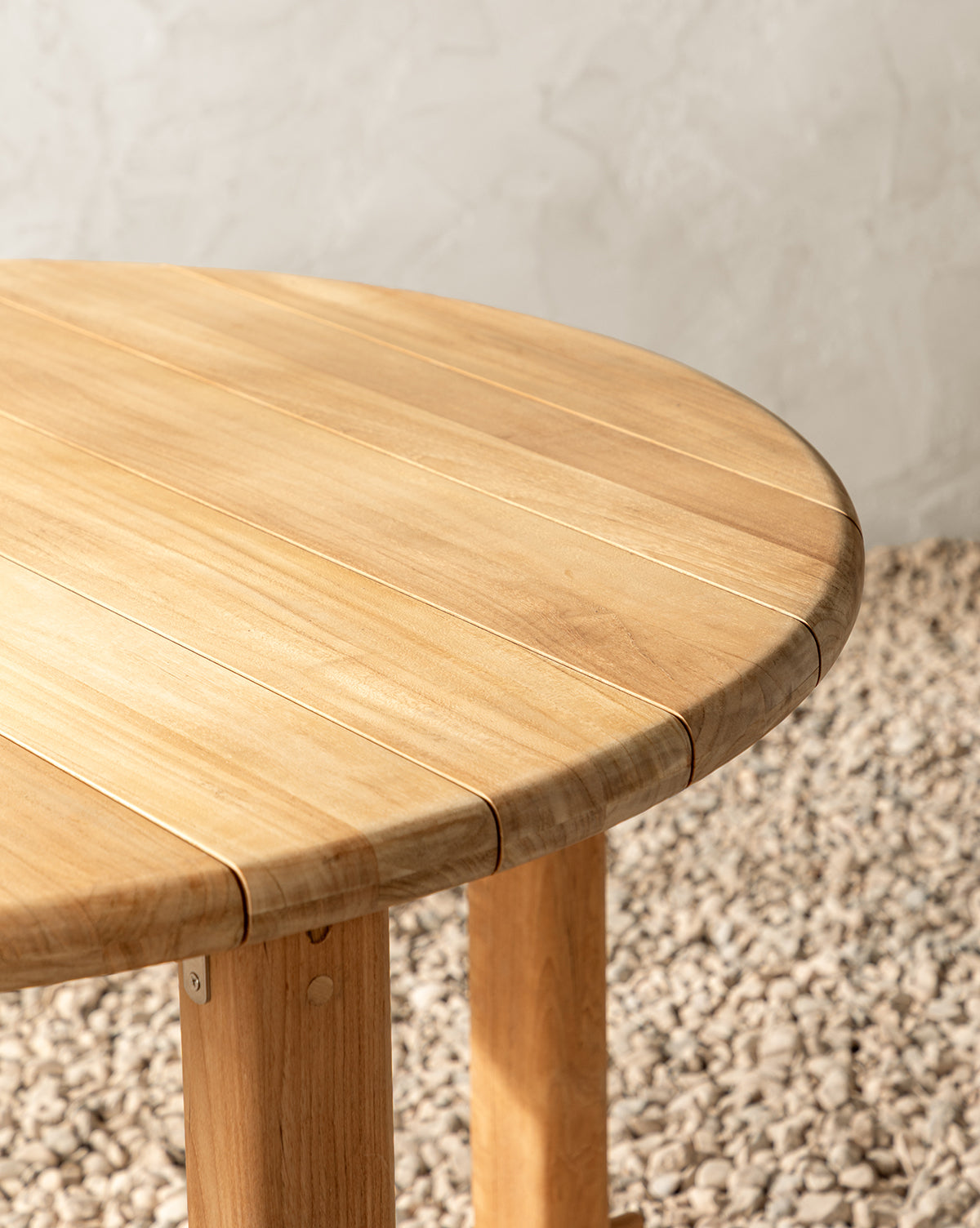 McCarthy Round Teak Outdoor Dining Table
