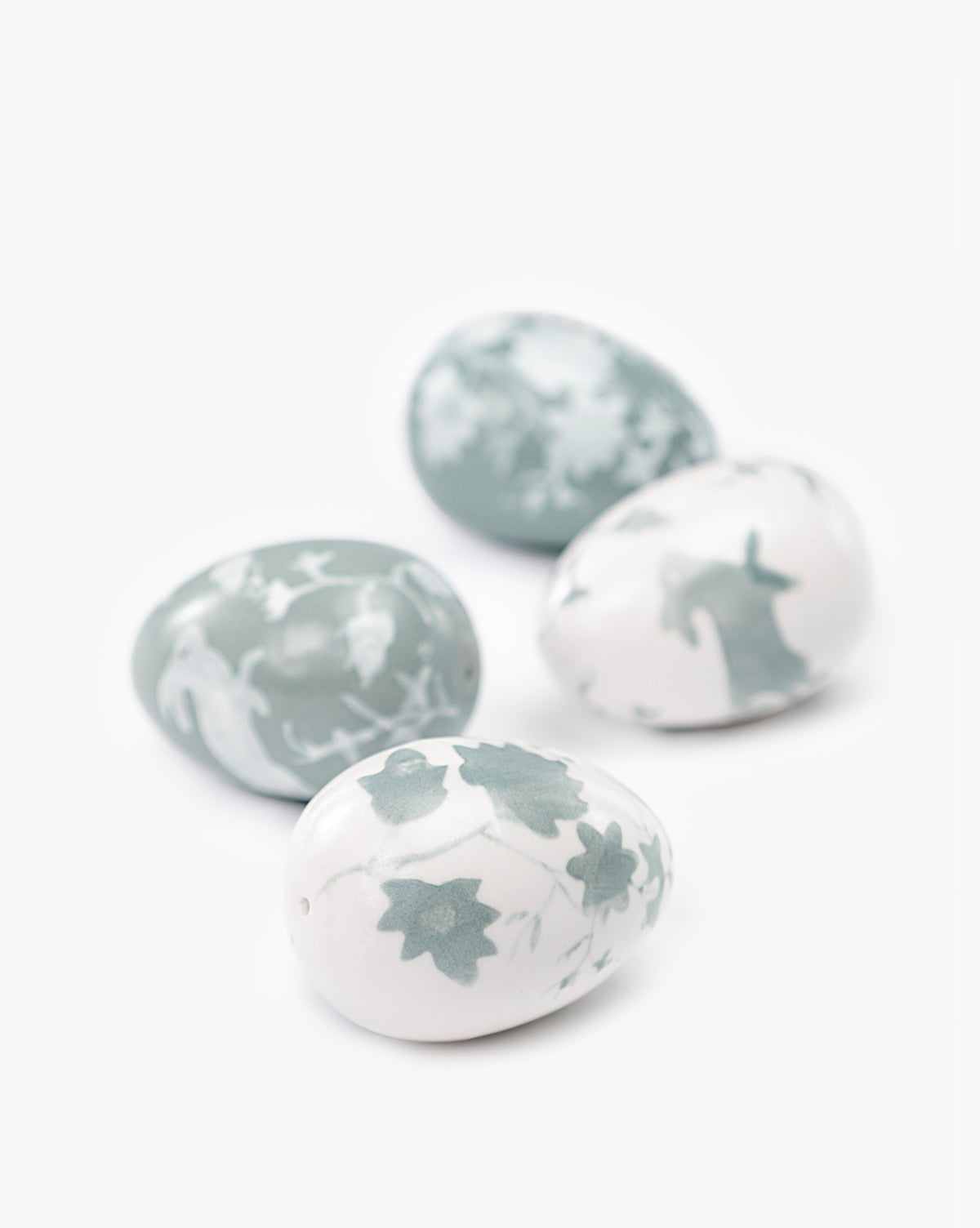 Meadowlark Hand-Painted Eggs  (Set of 4)