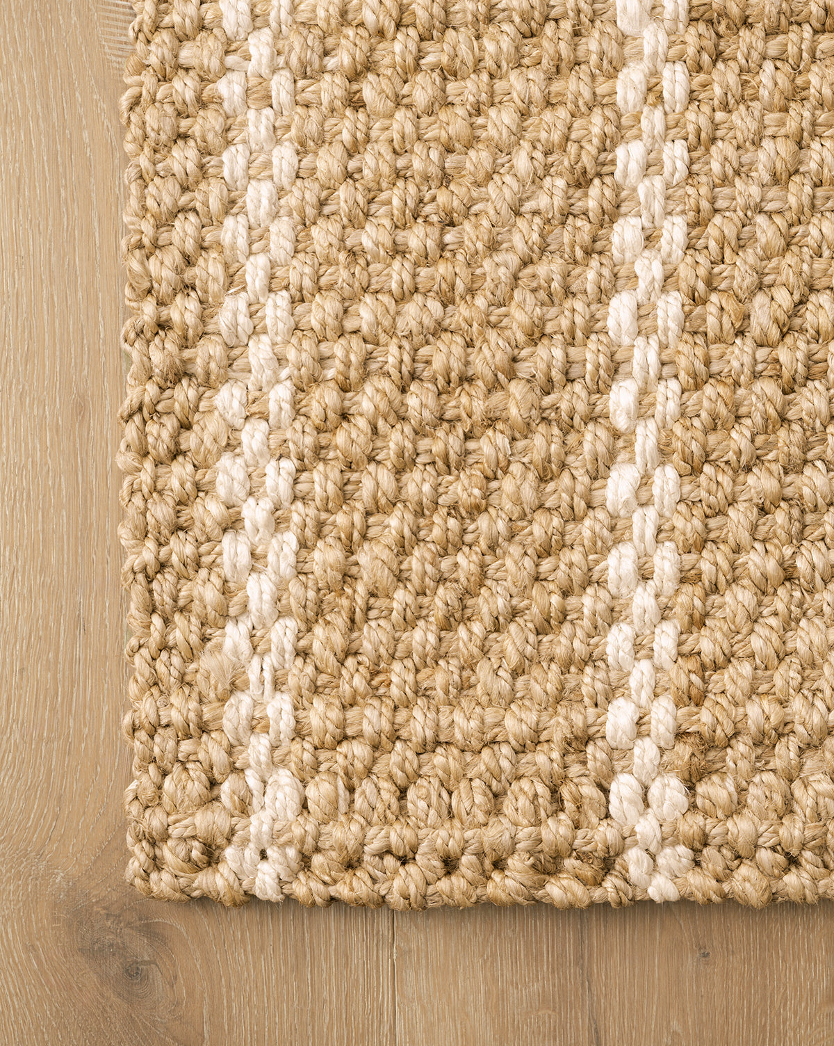 Panama Stripe Handwoven Jute Rug