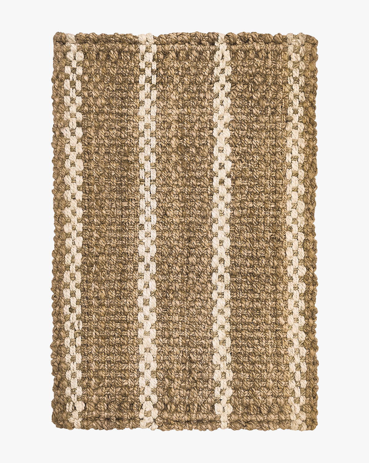 Panama Stripe Handwoven Jute Rug