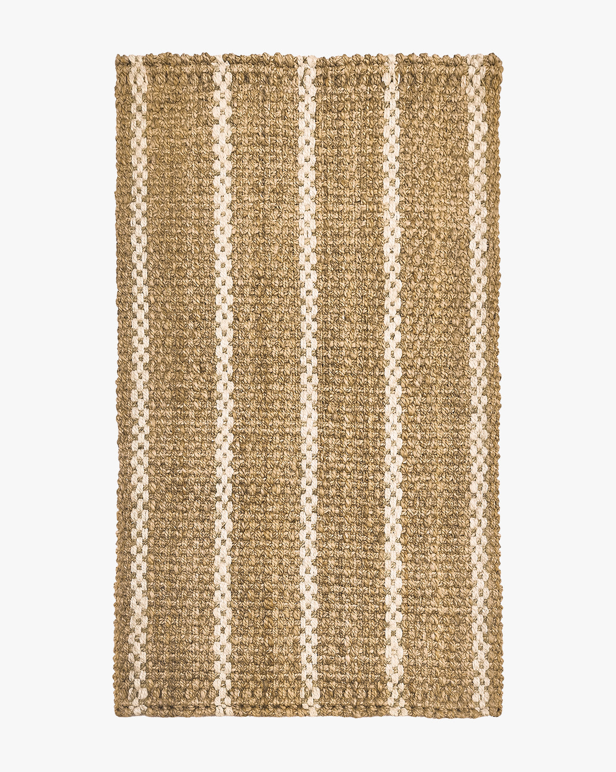 Panama Stripe Handwoven Jute Rug