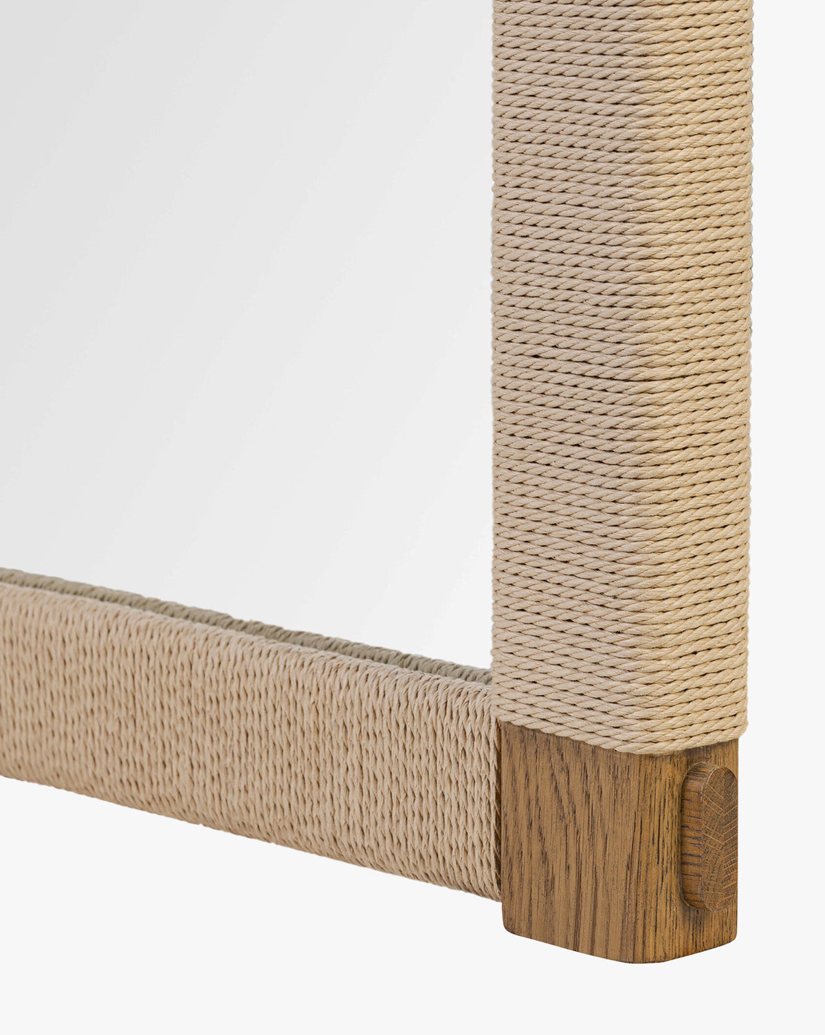 Sabrina Cord & Oak Floor Mirror