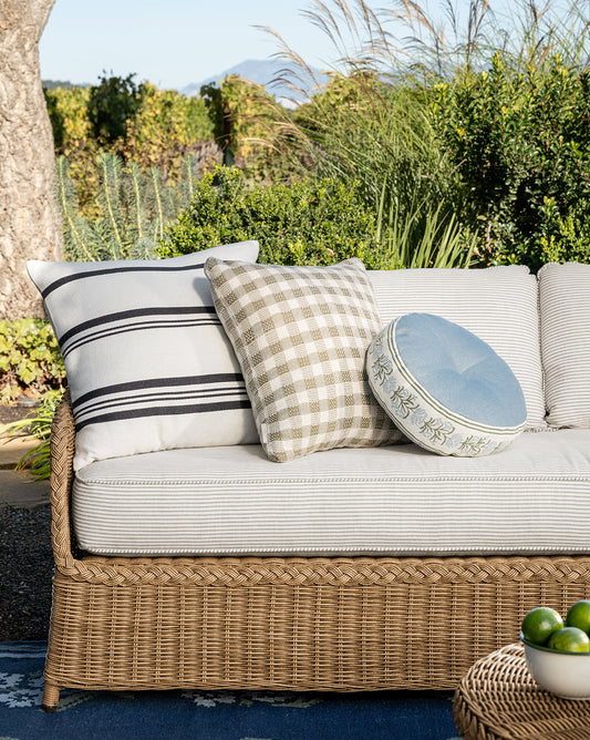 Wells Round Indoor/Outdoor Pillow